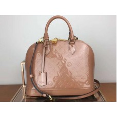 Louis Vuitton Monogram Vernis Alma Pm Velluto Rosa m91611