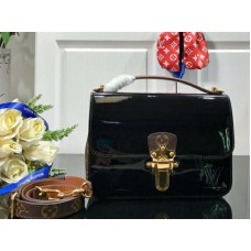 Louis Vuitton Miroir Vernis Patent Leather Cherrywood Bb Nero m51952