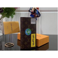 Portafoglio Brazza in tela monogramma Louis Vuitton marrone m67823