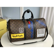 Louis Vuitton Monogram Canvas Keepall Bandouli?Re 50 Marrone m44642