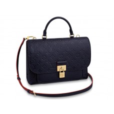 Louis Vuitton Monogram Empreinte Pelle Marignan Blu Rosso m44545