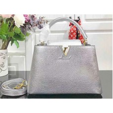 Louis Vuitton Capucines Bb Taurillon Pelle Argent m90472