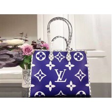 Louis Vuitton Monogram Giant Canvas Onthego Blu m44569