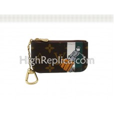Pochette da sposo Louis Vuitton Monogram Cles Verde
