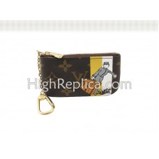 Louis Vuitton Monogram Groom Pochette Cles Giallo
